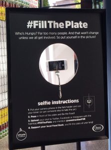 Social Media Selfie Poster Stand